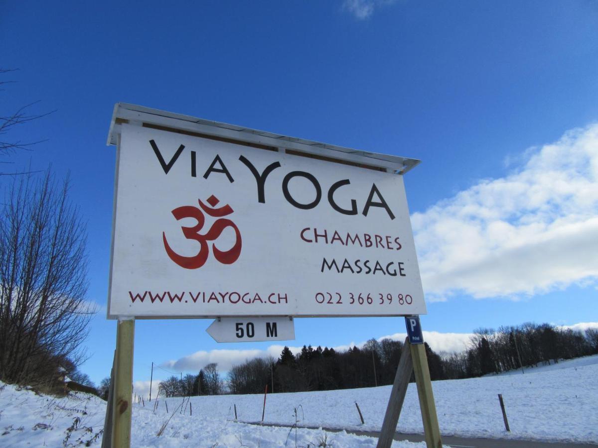 Hotel Centre Viayoga Saint-Cergue Exterior foto